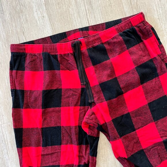 Mens Old Navy Red Plaid Lounge Pants - XXL Tall - Picture 2 of 5